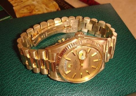 rolex solid gold watch|18k solid gold rolex watch.